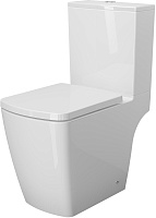 Ambassador Унитаз компакт Kingston 147K19002RS безободковый белый с сиденьем микролифт